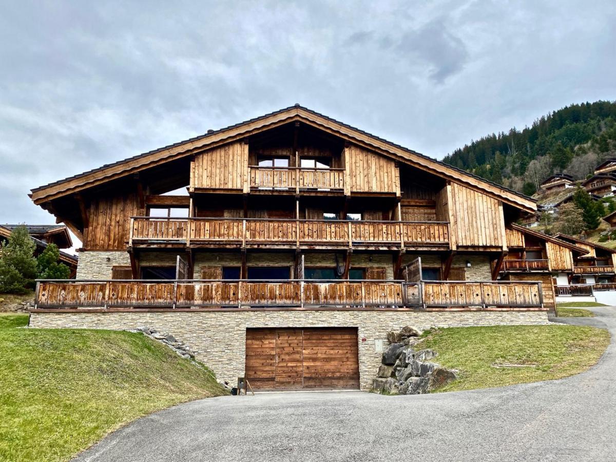 Vila Le Nid Du Corbeau Morgins Exteriér fotografie