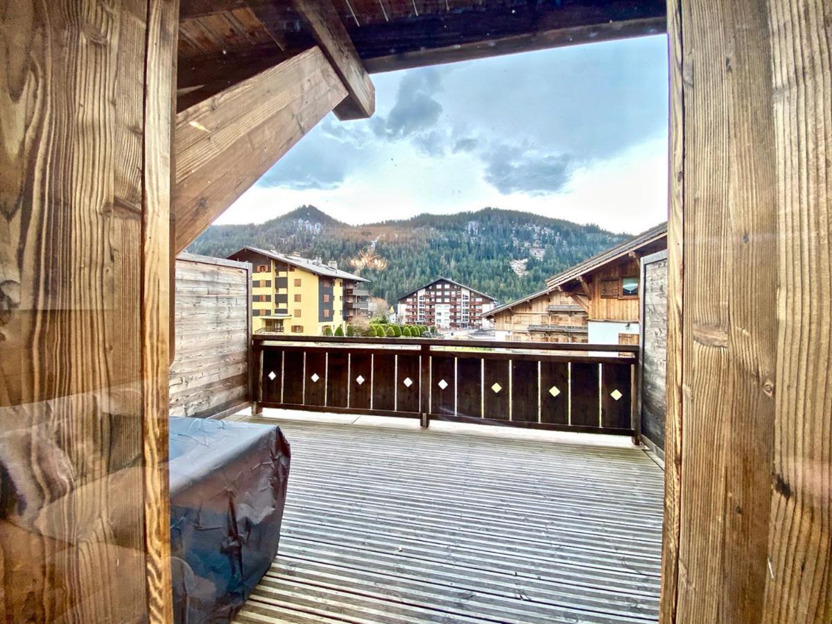 Vila Le Nid Du Corbeau Morgins Exteriér fotografie